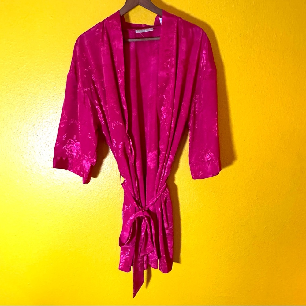 Vintage Pink Floral Robe - Picture 4 of 8